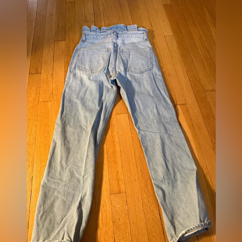 Agolde Lettuce waistband Light Blue Jeans - Picture 5 of 5